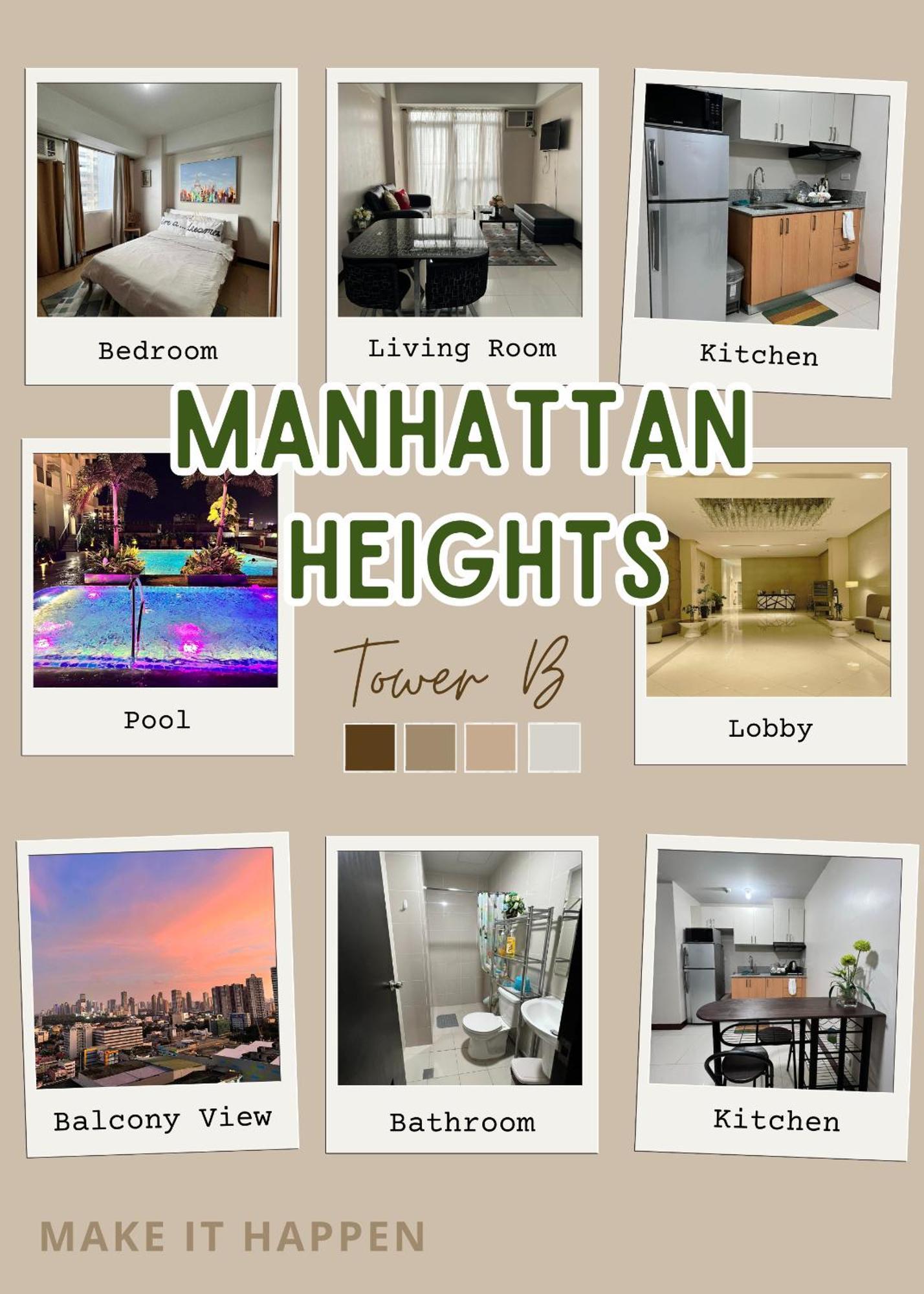 マニラ市 Manhattan Heights Towerb In Araneta Cubao 5Mins Walk To Smart Aranetaアパートホテル エクステリア 写真